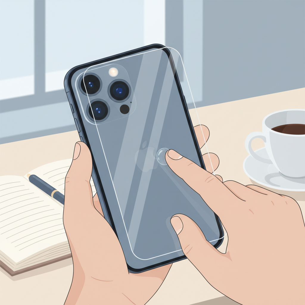 Película para iPhone 16 Pro Traseira Efeito Madeira Clara Gshield: lançamento ju