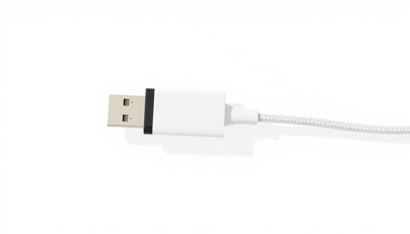Cabo Dual Armor Tipo C USB-A 1M 18W Nylon Balístico Branco Gshield