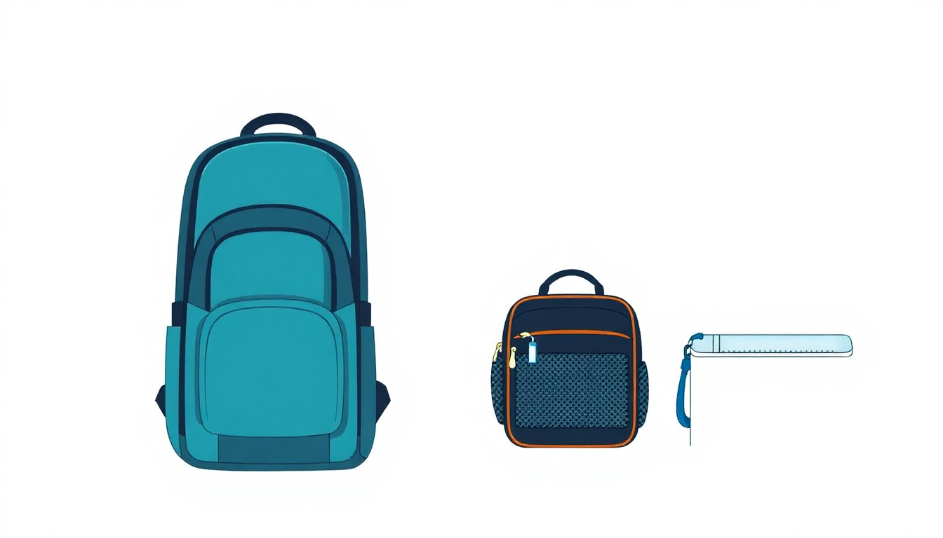 Kit Mochila Mala de Mão 38L Survivor + Necessaire Organizadora Discovery Gshield
