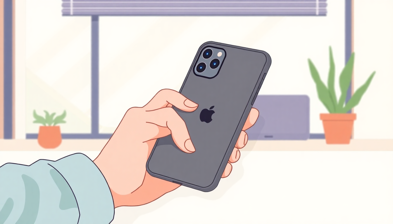 Kit Capa Crystal Slim Azul para iPhone 17 Pro + Cordão de Pescoço com Cabo USB-A