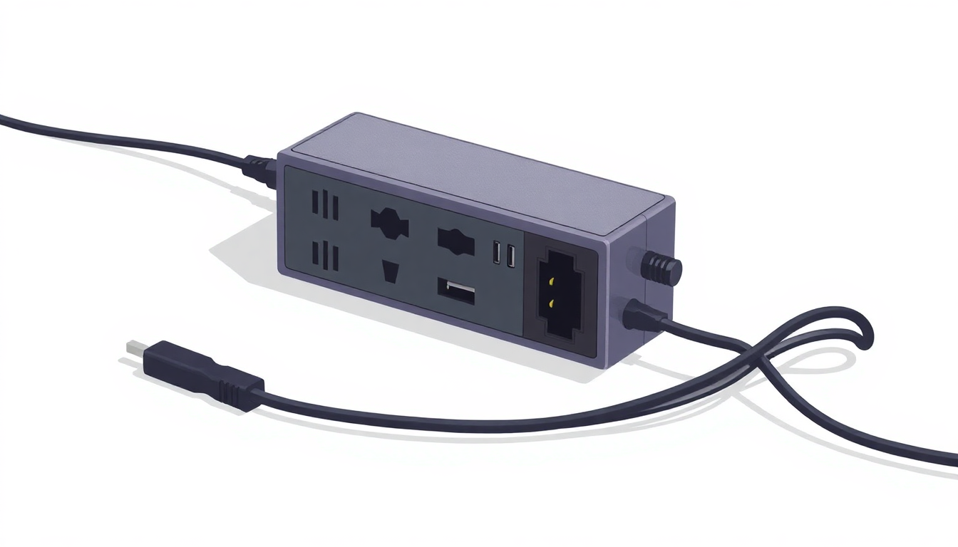 Carregador Universal para Notebook BenQ 90W Bivolt Automático com 8 Conectores,