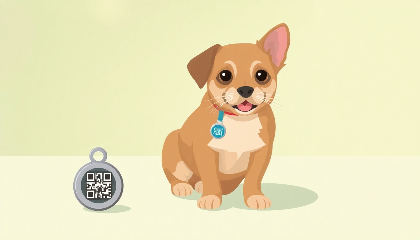 Kit 2 Pingentes Tag PetSafe Gshield com QR Code para Coleira de Cães e Gatos